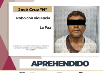 APREHENDE PGJE Y SSPE A SUJETO RELACIONADO CON ROBO CON VIOLENCIA A CONDUCTOR DE TAXI Y LESIONES EN RAZÓN DE GÉNERO&nbsp;