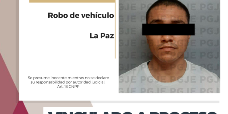 ES VINCULADO A PROCESO POR ROBO DE VEHÍCULOEN LA PAZ