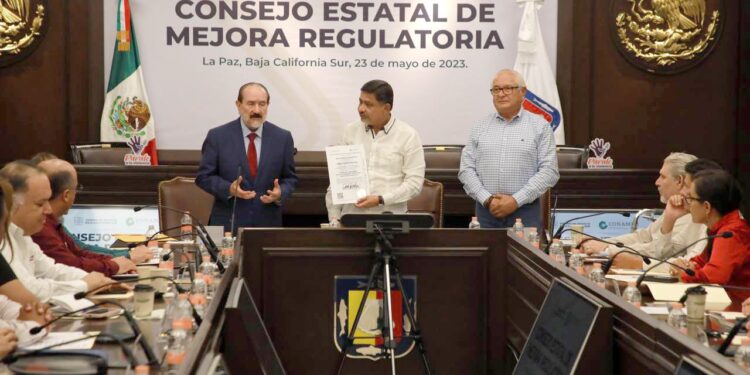 RECIBE BCS RECONOCIMIENTO A NIVEL NACIONAL EN MATERIA DE MEJORA REGULATORIA