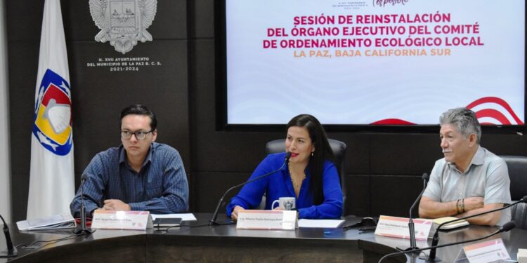 Reinstalan Órgano Ejecutivo del Comité de Ordenamiento Ecológico Local en La Paz