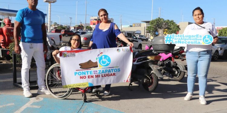 Promueve IMDIS el respeto de los espacios destinados a personas con discapacidad