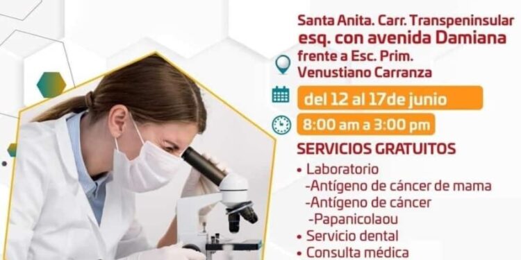 Realizará Gobierno de Los Cabos la Brigada Médica de Salud del 12 al 17 de junio en la comunidad de Santa Anita