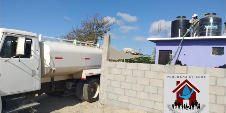 61 colonias sin red hidráulica reciben agua potable cada 2 semanas a través del programa “Agua Para Todos Con Sentido Humano”