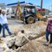 Los Cabos realizó un cambio de tubería de drenaje sanitario de 8 pulgadas de un pozo de visita a otro, para eliminar los tapones en la red de alcantarillado.