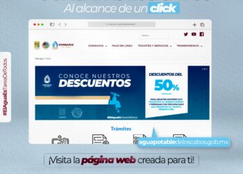 Entre 15 y 20 mil personas con discapacidad y adultas mayores reciben descuento en su recibo de agua potable en Los Cabos