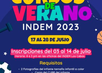 Las vacaciones en las escuelas se acercan y el Gobierno de Los Cabos a través del Instituto del Deporte (INDEM), ya se encuentra listo para recibir a niñas y niños