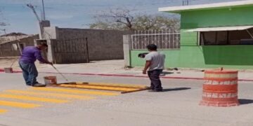 Continúa en Los Cabos el mantenimiento de señalamientos viales