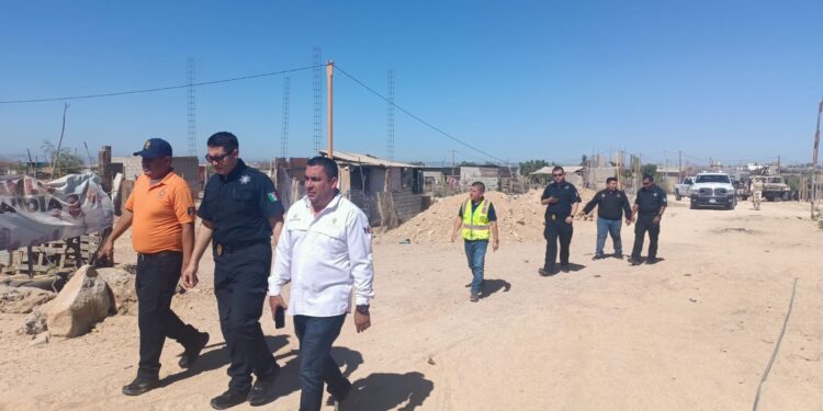 Autoridades municipales realizan recorridos de evaluación por zonas de alto riesgo