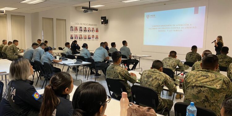 CONTINÚA PGJE CAPACITANDO A PRIMEROS RESPONDIENTES EN DETENCIONES EN FLAGRANCIA EN DELITOS CONTRA LA LIBERTAD SEXUAL
