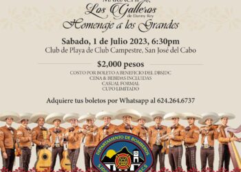 Luego del rotundo éxito del evento anual que el Departamento de Bomberos de San José del Cabo realizó en julio del 2022 con el “Mariachi Sol de América desde 1994”, donde se logró recaudar $323 mil 444.15 pesos
