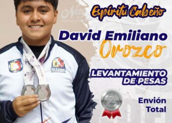 Destacada participación de halterofilistas cabeños durante los Juegos Nacionales CONADE; obtuvieron 14 medallas