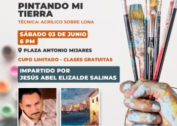 Asiste este sábado 03 de junio al taller de pintura “Xpresarte” que realizará el ICA Los Cabos en la plaza pública de SJC