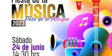 ¡Vivamos la Fiesta de la Música 2023! Este sábado 24 de junio en plaza Antonio Mijares a partir de las 2:30 de la tarde