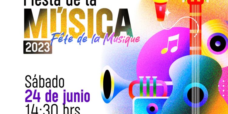 ¡Vivamos la Fiesta de la Música 2023! Este sábado 24 de junio en plaza Antonio Mijares a partir de las 2:30 de la tarde