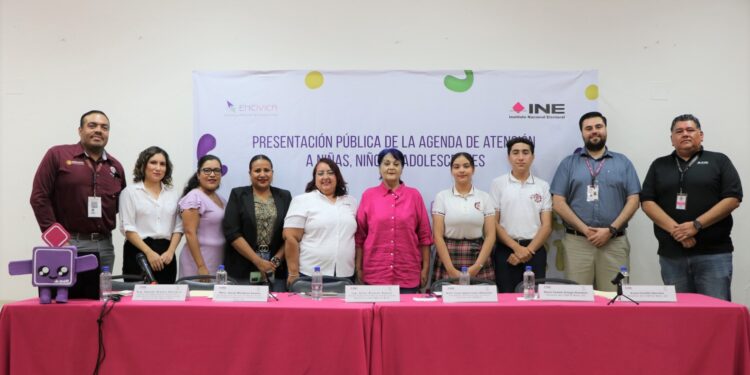 Realiza INE de BCS la presentación Pública de la Agenda de Atención a Niñas, Niños y Adolescentes de la Consulta Infantil y Juvenil 2021, en el CBTIS 62.
