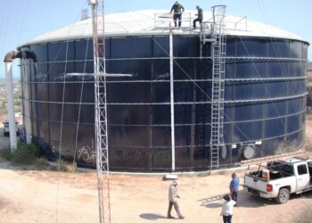 Concluye la reparación del tanque San Ramón por parte de OOMSAPAS La Paz