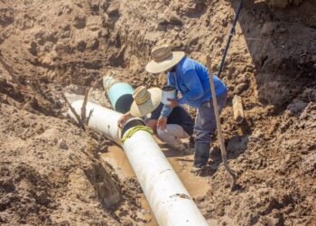 Concluye reparación del Acueducto 1, se restablecerá el servicio en la zona Centro de la ciudad: OOMSAPAS La Paz