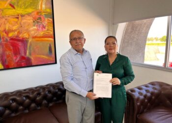 Entrega Diputada Marbella González a Rector de la UABCS punto de acuerdo para atención post COVID19