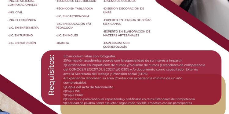 ICATEBCS INVITA A SER INSTRUCTOR EXTERNO&nbsp;