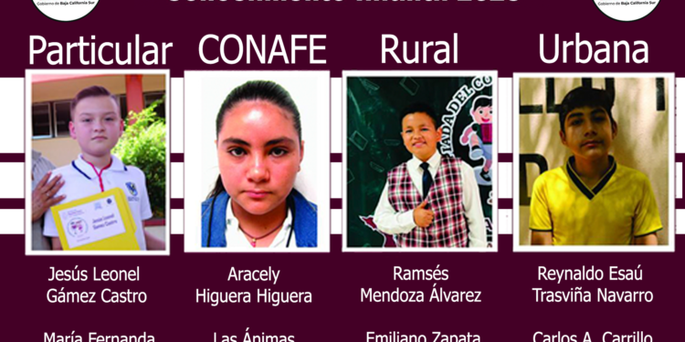 TRIUNFAN EN OLIMPIADA DEL CONOCIMIENTO ALUMNOS DE LA PAZ Y MULEGÉ