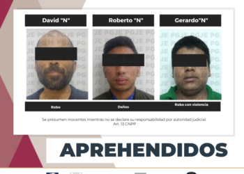 FUERON APREHENDIDAS 3 PERSONAS&nbsp;POR SU RELACIÓN EN DIVERSOS DELITOS