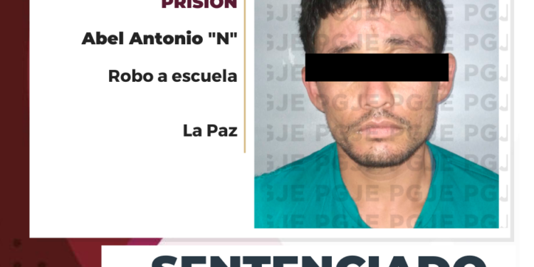 SENTENCIA DE 3 AÑOS 4 MESES DE PRISIÓN PARA IMPUTADO POR ROBO&nbsp;A INSTITUCIÓN EDUCATIVA
