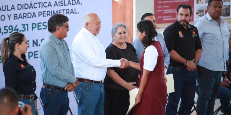 ENTREGA GOBERNADOR VCC OBRAS DE INFRAESTRUCTURA EDUCATIVA EN LOS CABOS: INVERSIÓN SUPERIOR A 41 MDP