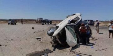 Fuerte accidente en la transpeninsular con saldo trágico