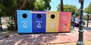 Instala Servicios Públicos contenedor de residuos valorizables en Los Barriles
