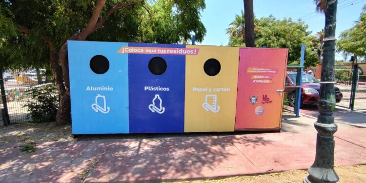 Instala Servicios Públicos contenedor de residuos valorizables en Los Barriles