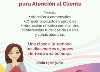 Invita Ayuntamiento de La Paz a curso de Inglés Funcional para Atención al Cliente