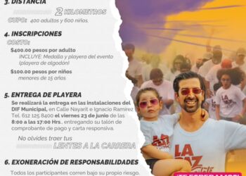 Invita DIF La Paz a la segunda edición de la Carrera de Colores