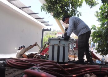 Se restableció el suministro de agua en colonias al norte de la ciudad, luego de la reparación que se realizó en base de rebombeo: OOMSAPAS La Paz&nbsp;