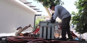 Se restableció el suministro de agua en colonias al norte de la ciudad, luego de la reparación que se realizó en base de rebombeo: OOMSAPAS La Paz&nbsp;