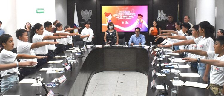 Toma protesta Séptimo Cabildo Infantil, “Con las Niñas y los Niños, La Paz es Posible”