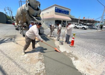 rehabilitado más de 1 mil baches en las calles y avenidas del municipio por medio del programa Bacheo Tras Fuga
