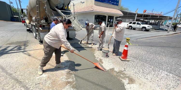 rehabilitado más de 1 mil baches en las calles y avenidas del municipio por medio del programa Bacheo Tras Fuga