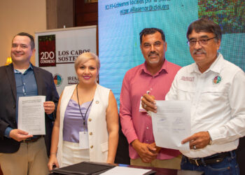 Llevaron a cabo la firma de una carta intención con ICLEI-Gobierno Locales por la Sustentabilidad, permitiendo fortalecer acciones en contra del cambio climático.