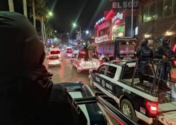 El equipo de la Dirección General de Seguridad Pública, Policía Preventiva y Tránsito Municipal de Los Cabos, continúa implementando rondines en zonas de bares.