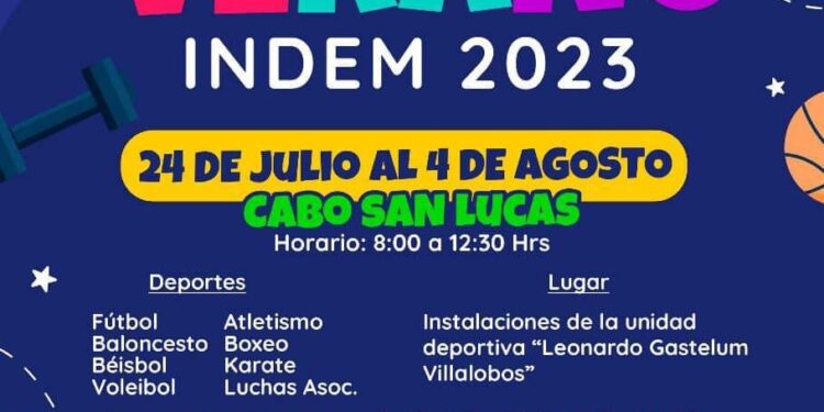 Se hace una extensiva invitación a la niñez a participar en los Cursos de Verano INDEM 2023