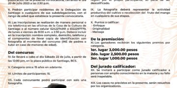 El XIV Ayuntamiento de Los Cabos  invita a participar en el concurso de fotografía que se efectuará durante el desarrollo de La Feria del Mango 2023.