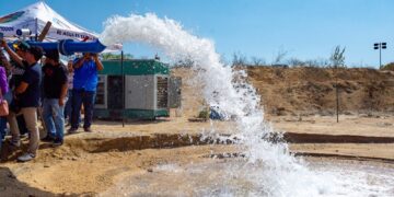 Los trabajos de gestión de obra hídrica que permitan el suministro de agua a más familias como el día de hoy, es un indicador de que vamos avanzando