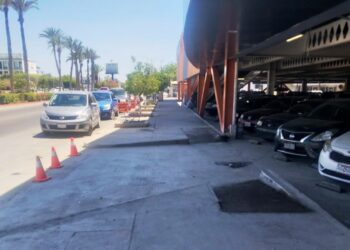 Clausura Ayuntamiento de La Paz obra sin autorización para modificar la vía pública