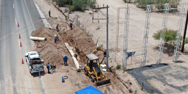 Concluye OOMSAPAS La Paz la reparación del acueducto El Carrizal