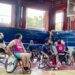 Exitosa exhibición de básquetbol sobre silla de ruedas en La Paz
