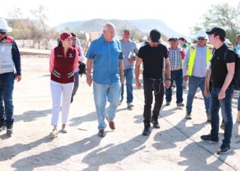 Supervisan Gobierno del Estado, SEDATU y Ayuntamiento, obras de mejoramiento urbano en La Paz