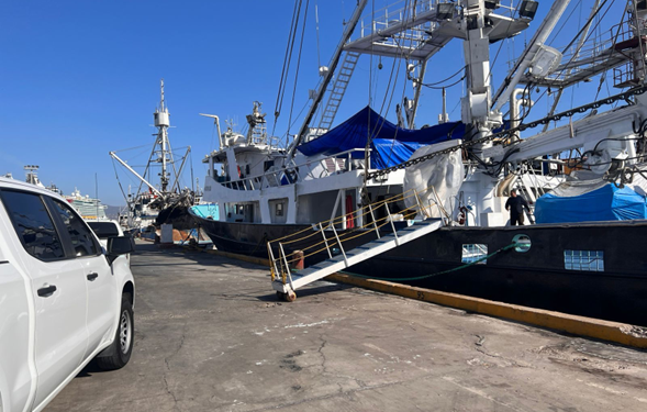 REALIZA FGR CATEO A UN BARCO ATUNERO POR UN DELITO CONTRA EL AMBIENTE