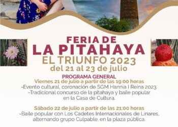 Invitan a la “Feria de La Pitahaya El Triunfo 2023”