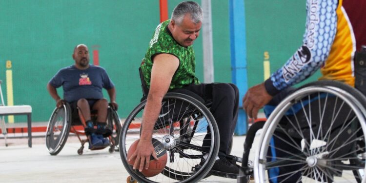 Invitan al partido amistoso de básquetbol en silla de ruedas