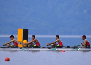MIGUEL CARBALLO OBTIENE MEDALLA DE PLATA EN CUÁDRUPLE SCULL VARONIL DENTRO DE LOS JCC2023